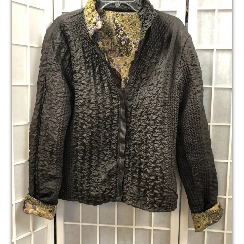 Ubu, Jacket, Multicolor, Reversible, Print, Size L - image 3